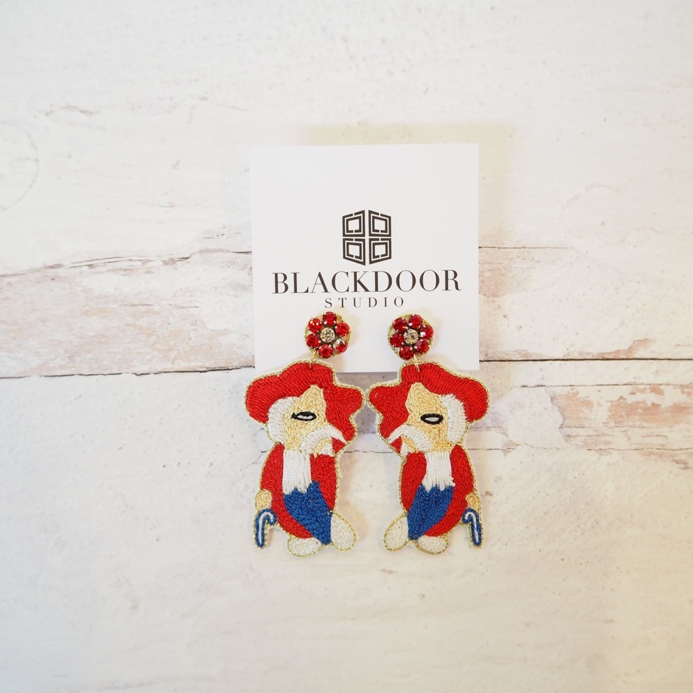 Ole Miss Colonel Earrings Hotty Toddy Collegiate